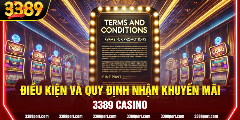 Điều Kiện và Quy Định nhận khuyến mãi tại nhà cái 3389